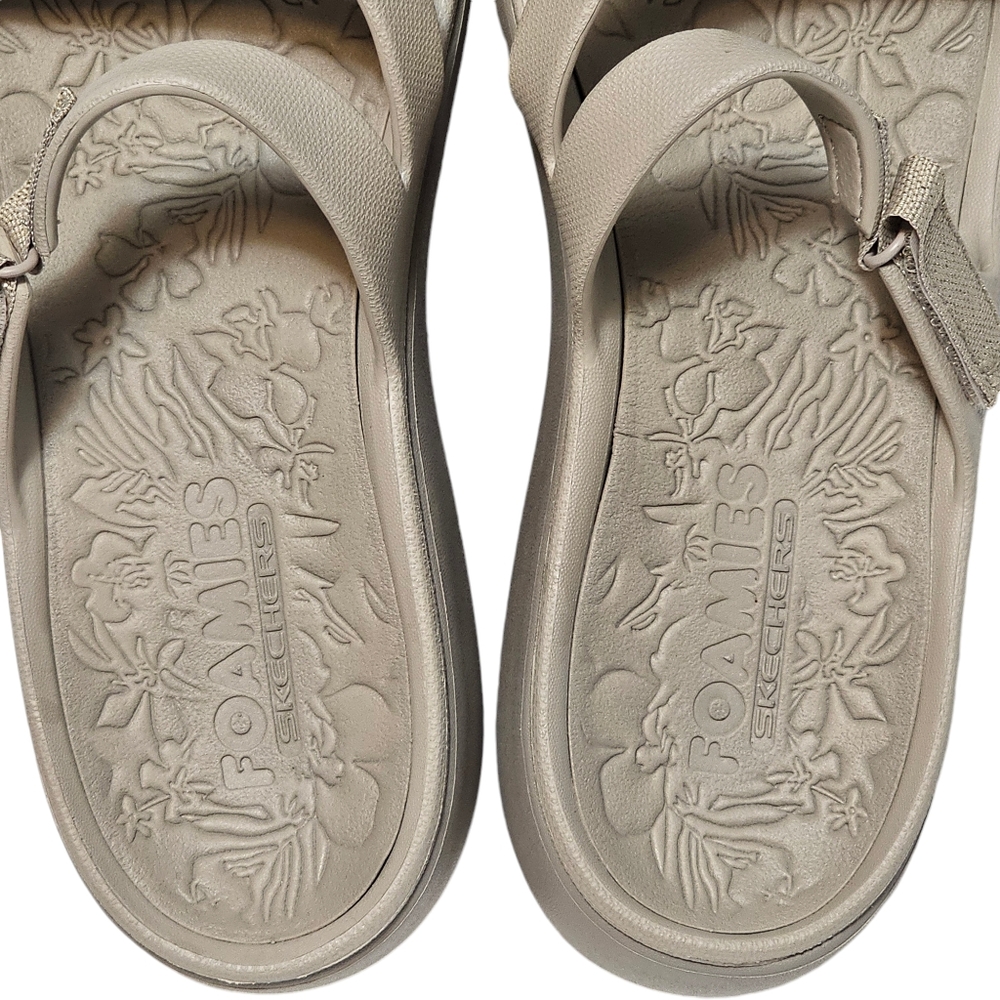 Skechers Foamies Arch Fit Adjustable Slides Women's Size 10 - Picture 10 of 13